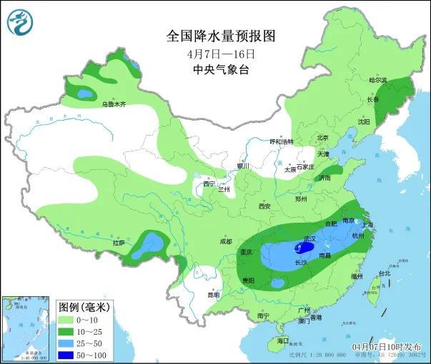 農諺說：大到暴雪大雨范圍中心已定，60年一遇冷春？(圖1)