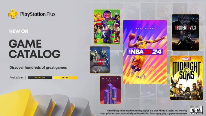 PlayStation Plus三月陣容：NBA 2K24、《生化危機(jī)3》、《午夜太陽(yáng)》等(圖1)