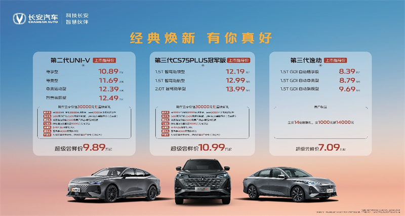 為華系車(chē)崛起注入“冠軍新力量”！長(zhǎng)安汽車(chē)春季煥新發(fā)布會(huì)，三大明星爆款車(chē)型(圖1)