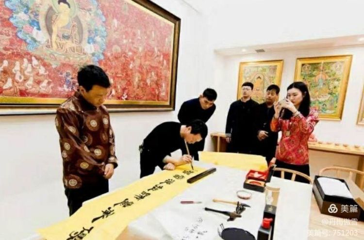 博采萬象貫古通今，筆神墨仙傳承千年——記中國抄經第一人，萬福圖騰創始人江南余良先生(圖37)
