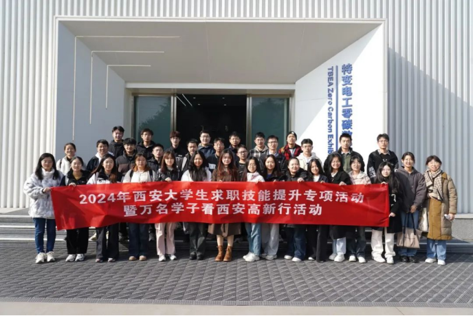 “2024年西安大學生求職技能提升專項活動暨萬名學子看西安高新行”活動成功舉辦