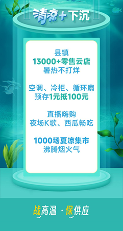 蘇寧易購“清涼+計(jì)劃”啟動：下沉市場“暑熱不打烊”