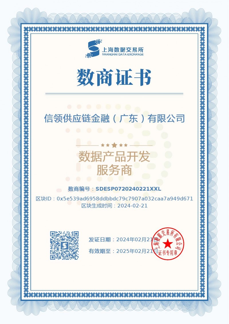 信領金融：加快數字風控和數字經濟生態建設
